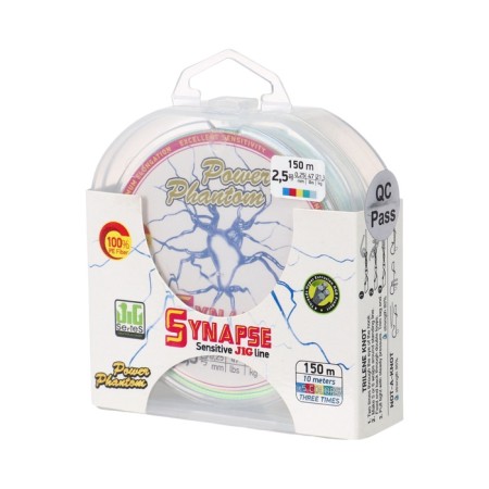 Power Phantom Synapse X4 PE, multicolor No. 2.5, diameter 0.25 mm, test 21.3 kg, 150 m-1