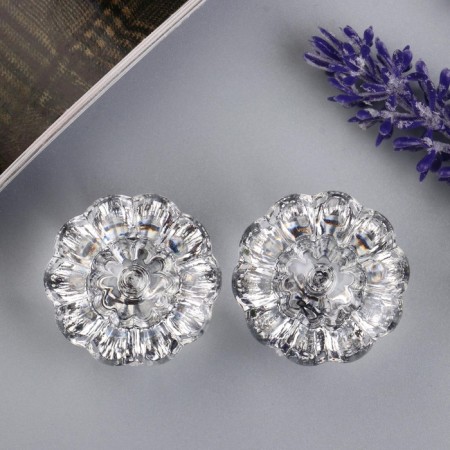 Pen for the casket metal "Crystal" set 2 pcs silver 2.5x2.8x2.8 cm-2