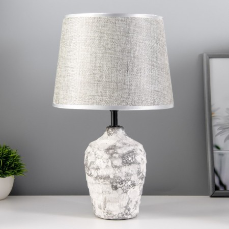 Table lamp "Dalia" E14 40W gray 22.5x22.5x37cm Risalux