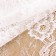 Lace elastic fabric, 190 mm × 2.7 ± 0.5 m, white color