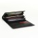 Women's wallet on magnets, black color