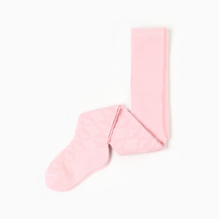Pantyhouses are children's openwork, the color is light pink, height 80-86 cm
