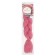 Zumba Kanecalon is monophonic, corrugated, 60 cm, 100 g, pink color (#ay15)