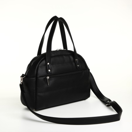 Women's bag with lightning, black color-1