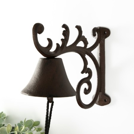 Bell Survenger Cast iron "Plant pattern" 21x10x20 cm