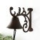Bell Survenger Cast iron "Plant pattern" 21x10x20 cm