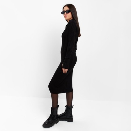Women's dress MIST MIDI, p. 44, black-3