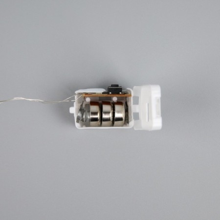 Rosa thread. IP20, 1 m, N.S. LED (1608) -10-4.6V, AG13X3 (in the set), 3 modes, glow blue-3