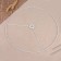 The basis for weaving the floor lamp "Circle", metal, d = 40/40.5 cm, silver color