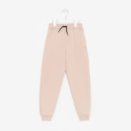 Kit for children (sweatshirt, trousers), black/milk mix, height 146 cm-5