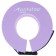 Tquarobic cuffs onlytop, inner diameter 7.7 cm, purple color