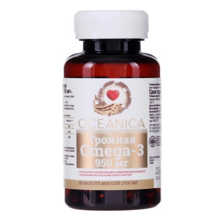 Oceanic Troy Omega-3, 950 mg, No. 30