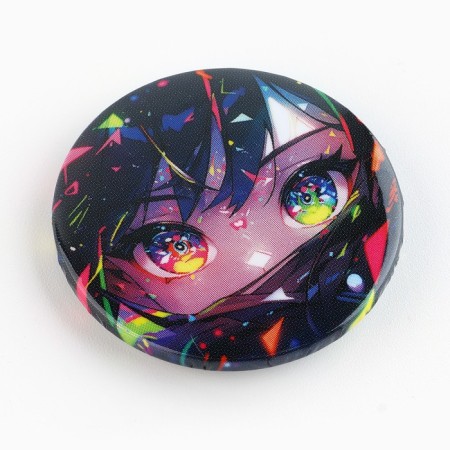 The icon of the sunset "Neon Eye", d = 38mm-2