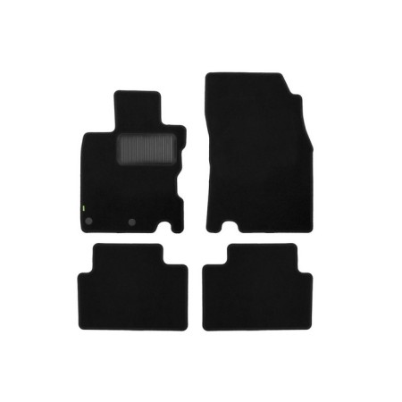 Standard salon mats for Nissan Qashqai+2 2008-2010, 2010-2013, crossover, 4 pcs., Textile