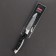 Vegetable knife Overlord, blade 8.5 cm, black color