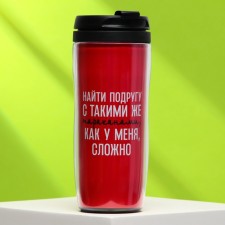 Thermost man with the insert “But I found!”, 350 ml
