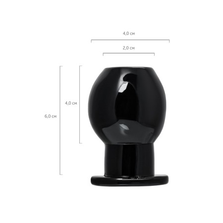 Toyfa Basic S, Full, TPE, 40x60 mm, black color, black-7