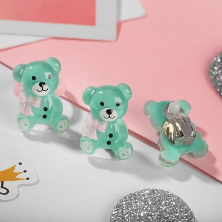 Set of children's "chosen" 2 subjects: clips, ring, cubs, color mix-2