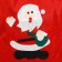 Bag of Santa Claus, with applique, 40 × 60 cm
