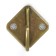 Furniture tundra hook TKO025, one -rod, bronze, 10 pcs TMP