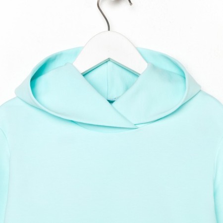 Костюм детский (толстовка, шорты) KAFTAN "Basic line", рост 122-128, цвет бирюзовый-9