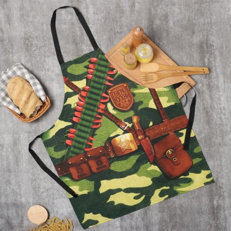 Apron "Dolyana" General of the kitchen, 60x70 cm, 100% cotton, matting-1