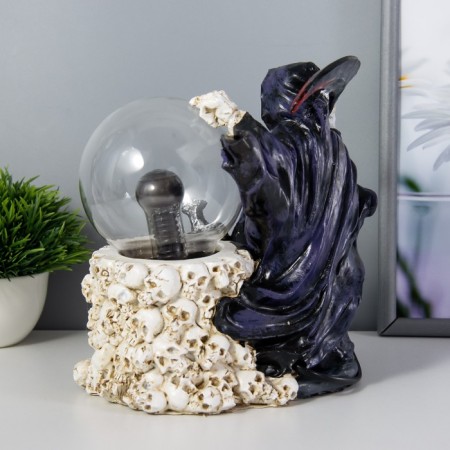 Plasmic ball "Skeleton" white-gray 21x12.5x23 cm Risalux-3