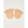 Half -slopes with a cut with fingers 9.5*7*0.5cm steam bamboo fiber, viscose beige from