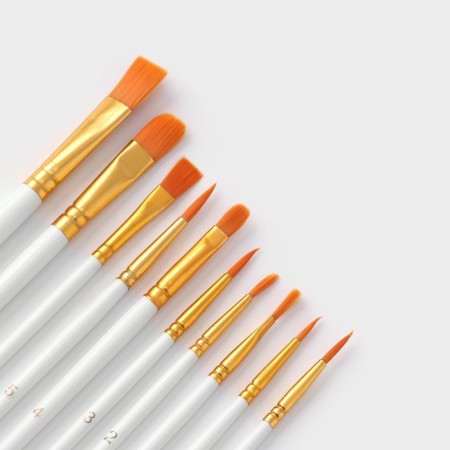 A set of confectionery brushes for decorating the Larson Dolyan, 10 pcs-3
