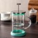 Kelly Kelly press teapot, 800 ml, glass, green color