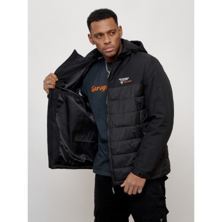 Sports male jacket, size 60, black color-12