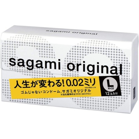 Sagami Original 002 L-Size condoms are polyurethane, increased 10pcs.