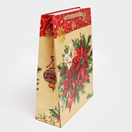 Gift, laminated, "Flowers" package, 31 x 40 x 11.5 cm-2