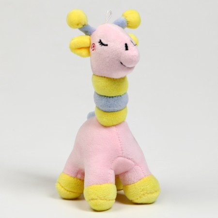 Gift set: soft toy+teether+cards for the photo "giraffe"-4