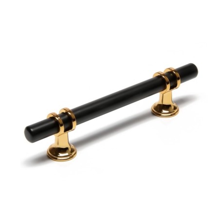 CAPPIO RSC003 RECOLILING, M/O 96 mm, D = 12 mm, black color with gold, 4 pcs.-4