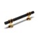 CAPPIO RSC003 RECOLILING, M/O 96 mm, D = 12 mm, black color with gold, 4 pcs.