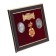 Panel souvenir "worthy man" with coins
