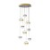 Cascading chandelier Roni Led 84W 4000k 4800lm