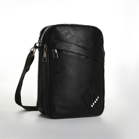 Male bag, black color