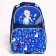 School backpack with an ergonomic back, 37x26x15 cm, cold heart