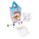 Set for creativity. Coloring mug with postcards "Kittens with gifts"