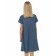 Dress for girls, height 122 cm, blue color