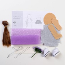 Molly soft doll, sewing set, 21 × 0.5 × 29.7 cm