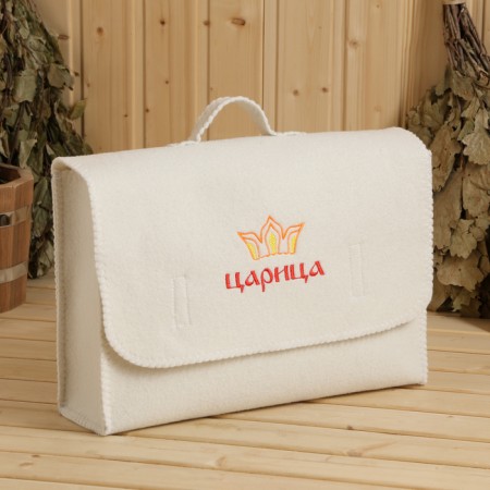 Set of bath "Queen", 10 items, white-2