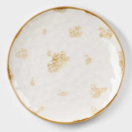Porcelain shade of the Organic Gold, D = 27.5 cm, white color