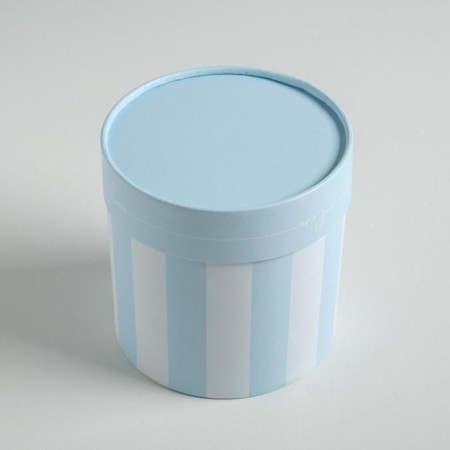 A set of boxes of thin cardboard 4 in 1, gift packaging, “stripes”, 12 x 12 - 20 x 20 cm-6