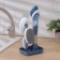 Raccoon Dishes “Practitioner”, Doster pen, 4 brushes, stic holder, blue color, blue