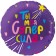 Foil ball 18 "Circle" You are my super power "in ind. UP.
