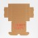 Fold -shaped corrugated box "New Year", 21 x 15 x 5 cm, new year