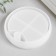 Mold Silicon "Casket Round - Lower Tier" 10.8x10.8x2.7 cm